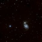 Die Whirlpool-Galaxie im Sternbild Jagdhunde