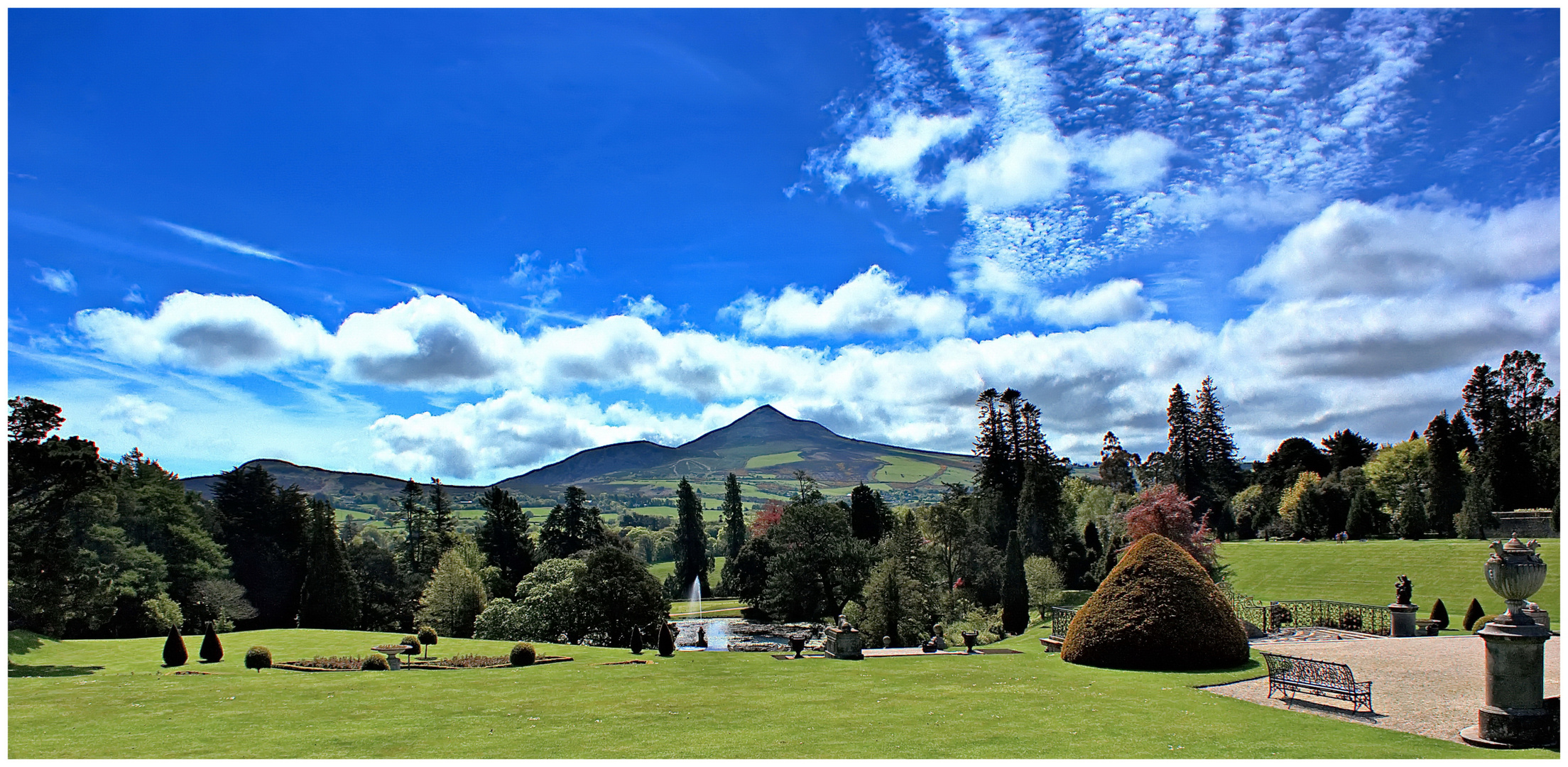 Die Wicklow Mountains und Russborough House