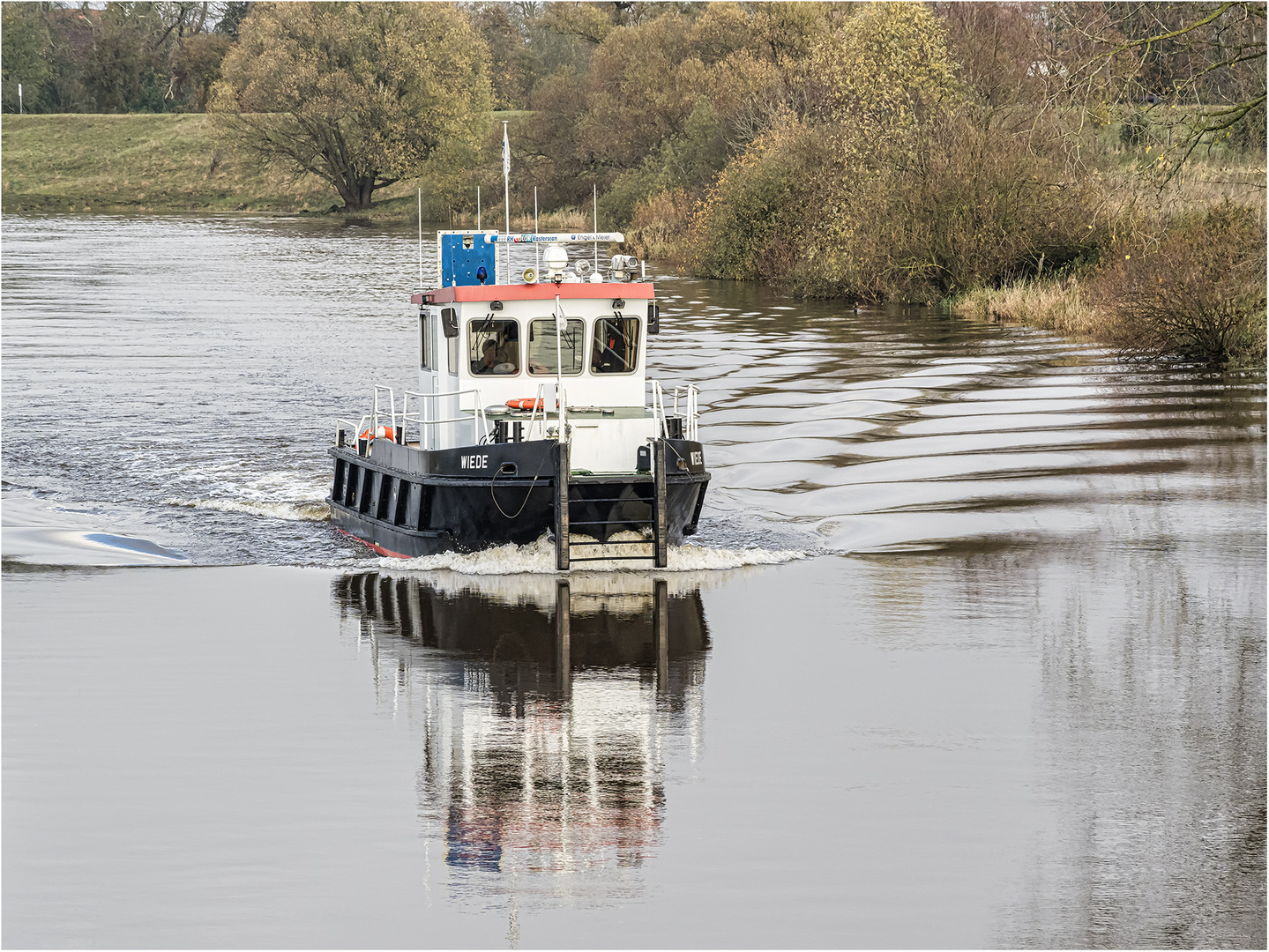 Die WIEDE auf der Weser