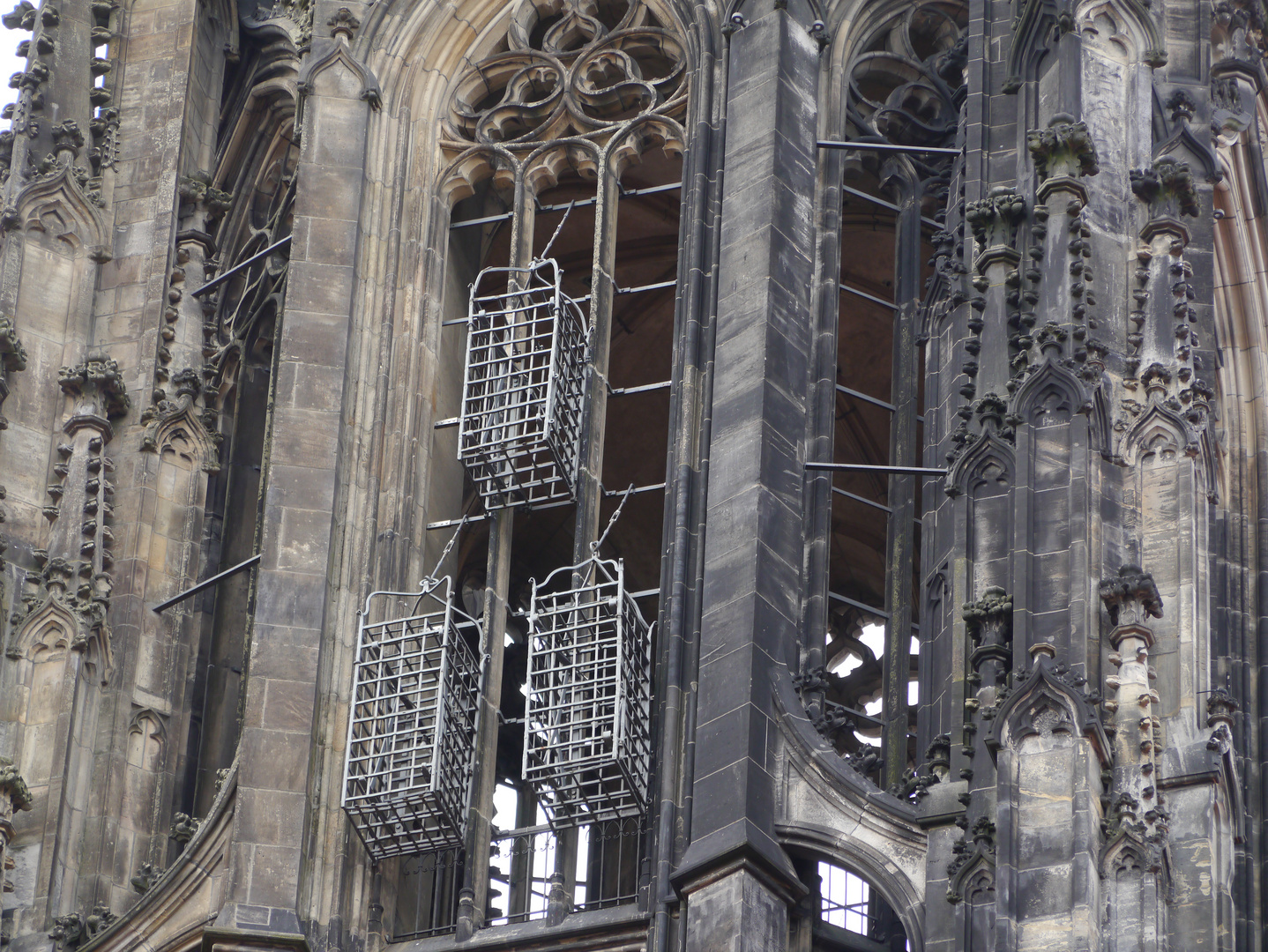 Die Wiedertäuferkäfige am der Lambertikirche