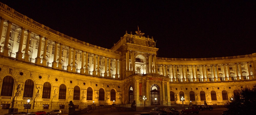 Die Wiener Hofburg...