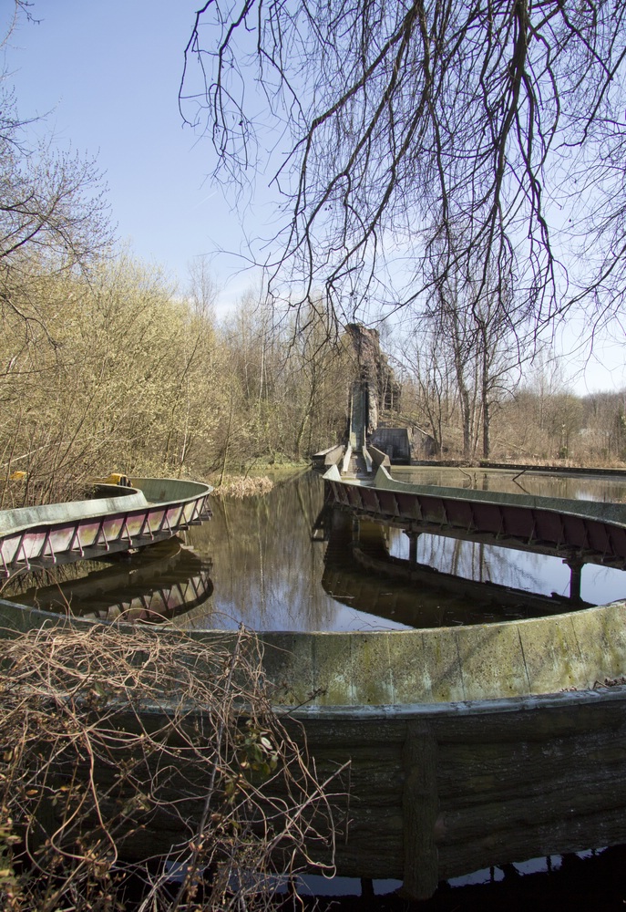 die Wildwasserbahn...