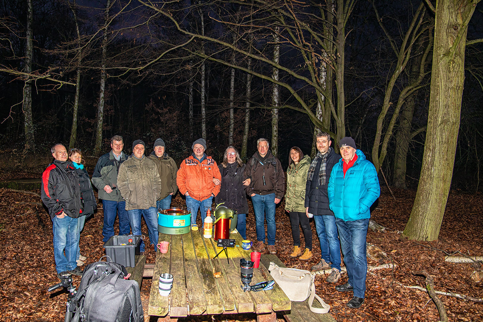 Die Windgeschützten im Wald...