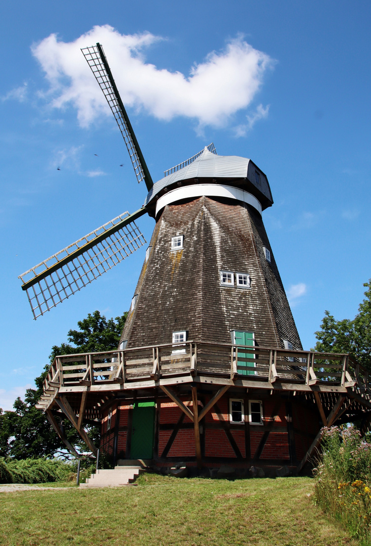 die Windmühle auf der alten Stadt