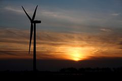 Die "Windmühle" im Abendlicht