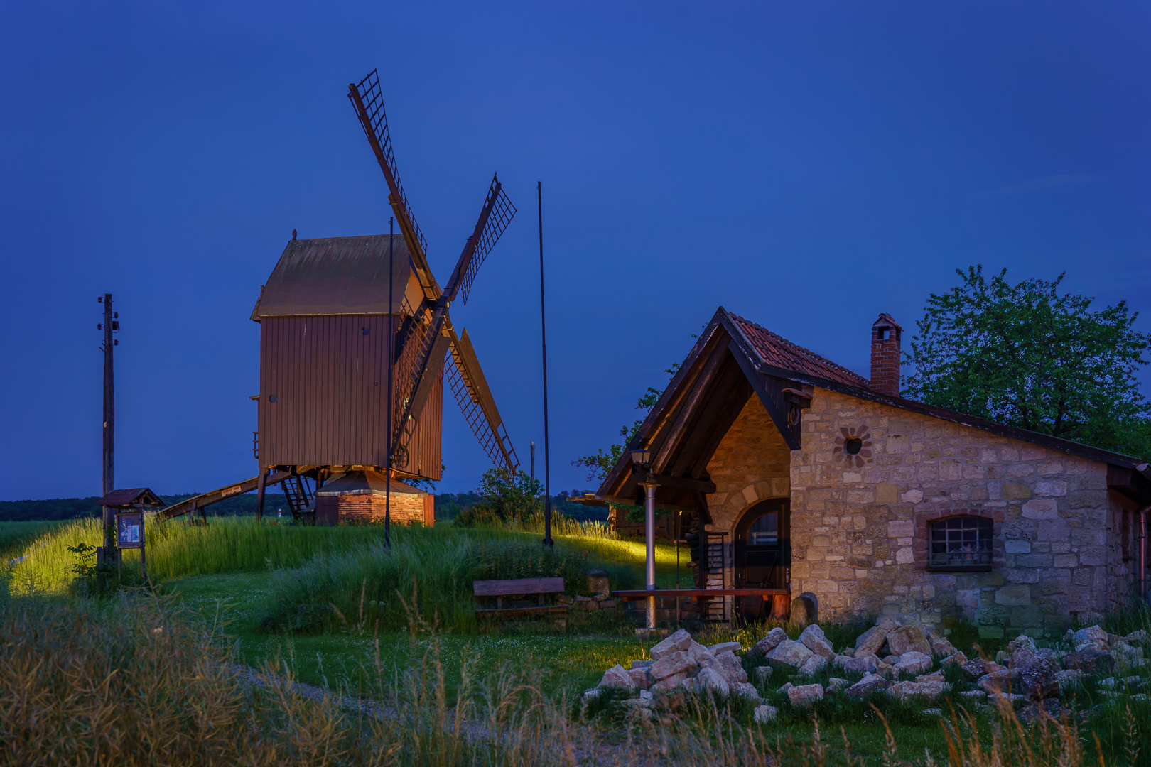 Die Windmühle in Anderbeck (1)