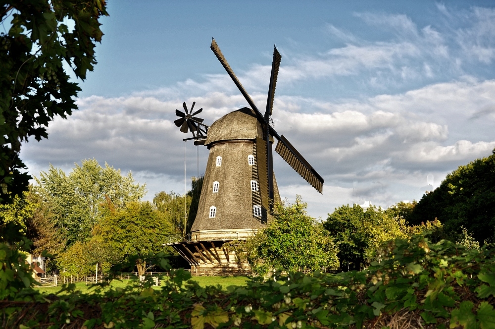 Die Windmühle in Britz.....