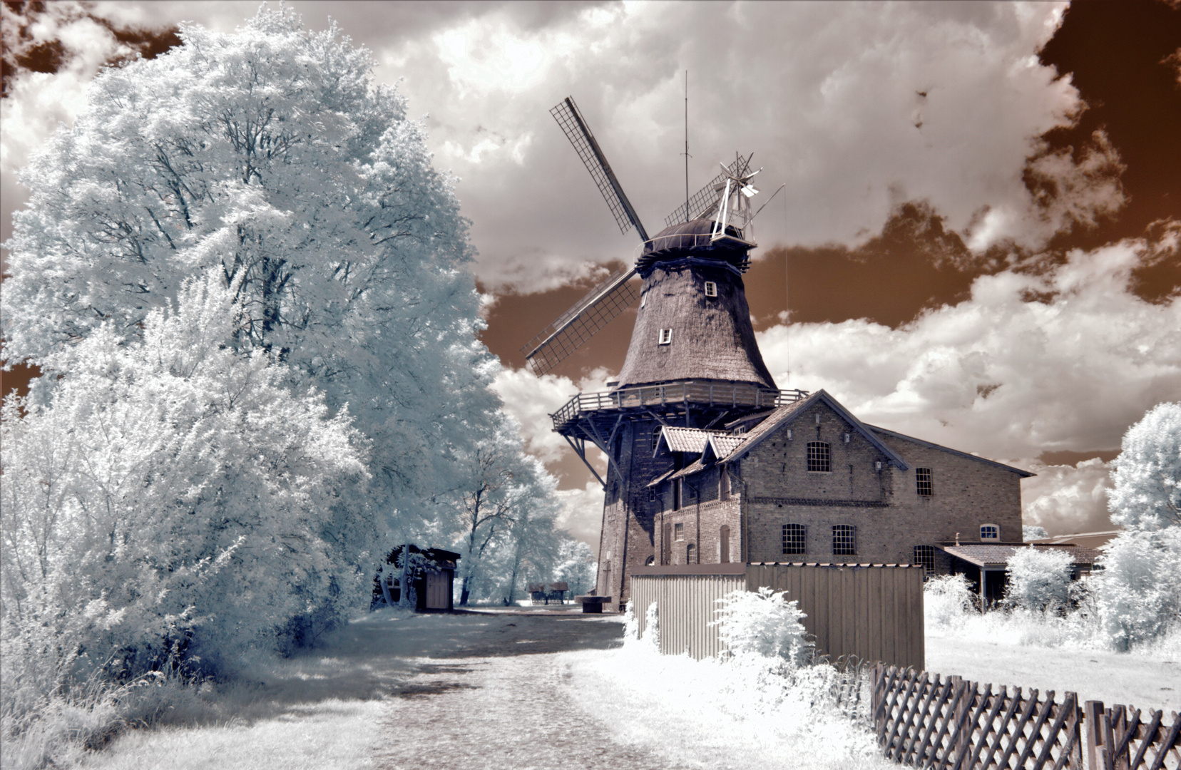 Die Windmühle in Brockel