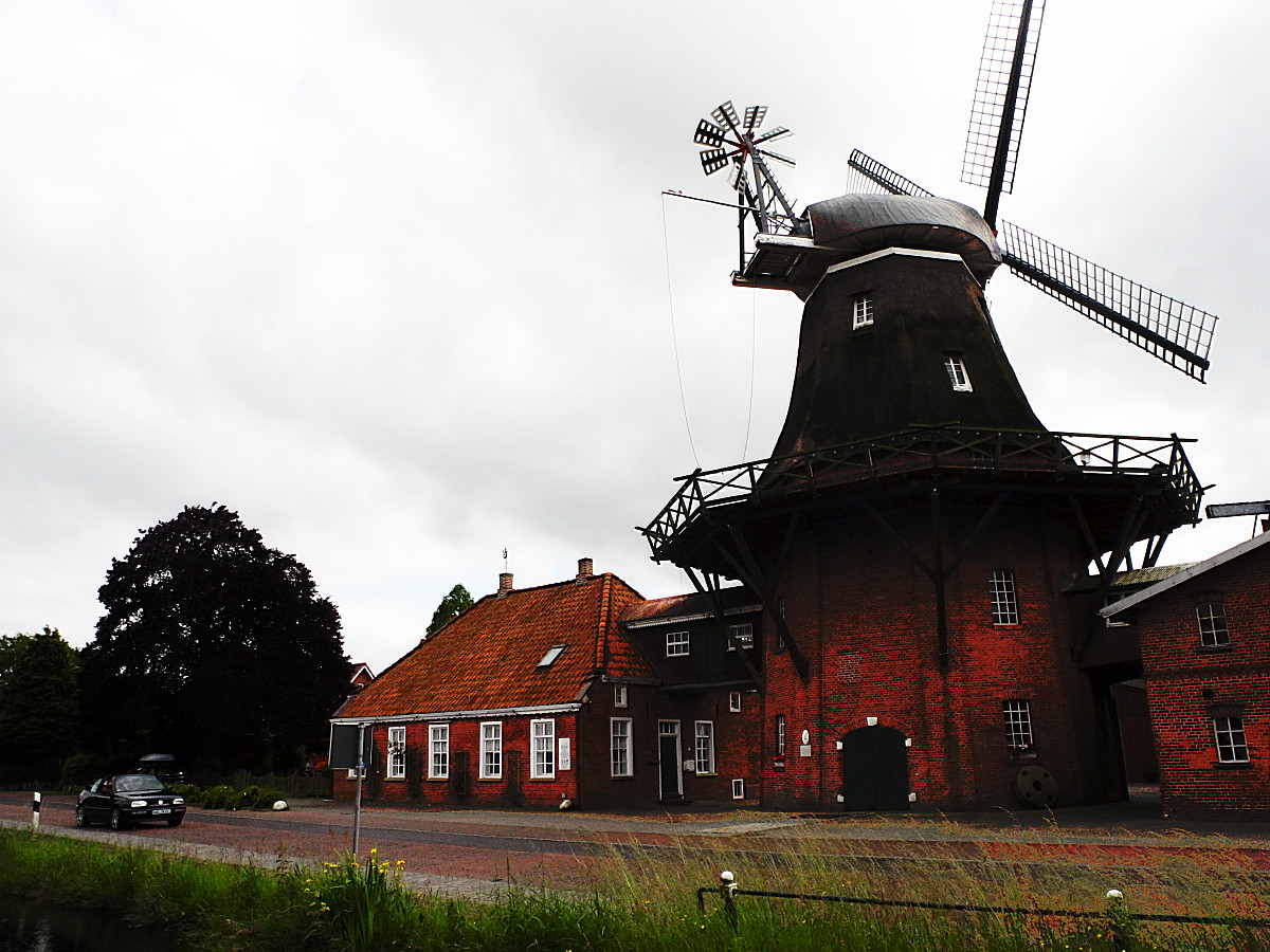 Die Windmühle in Mittegroßefehn