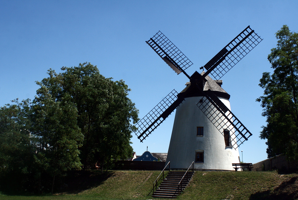 Die Windmühle in Podersdorf