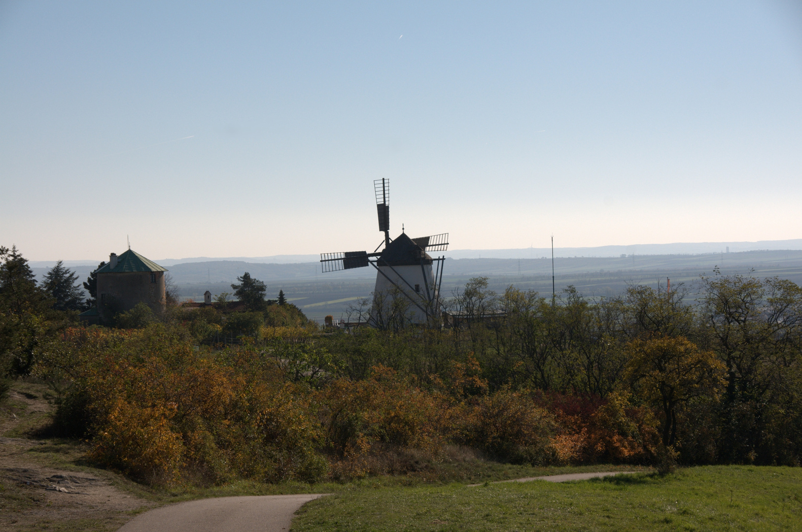 Die Windmühle in Retz