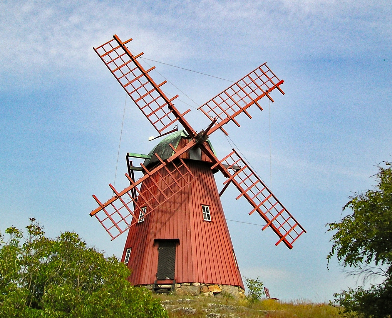  Die Windmühle Väderkvarnen ...