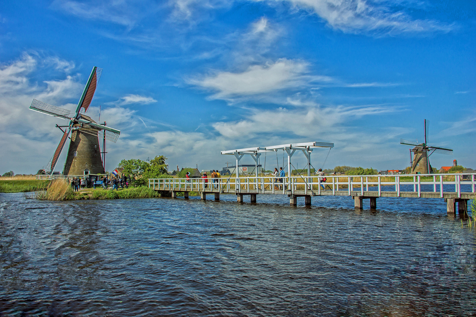  Die Windmühlen von Kinderdijk