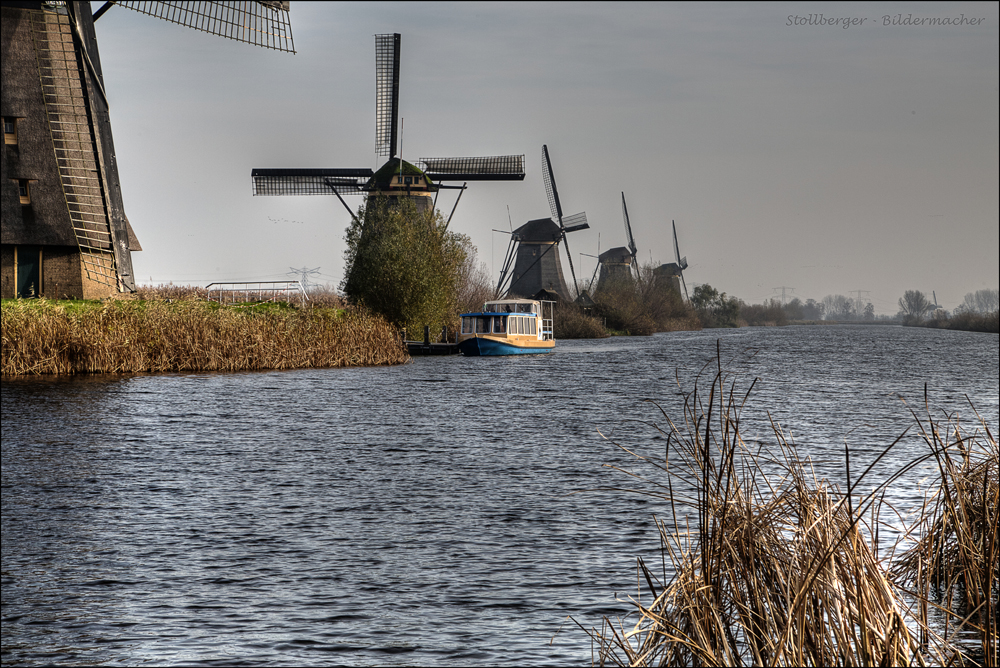 Die Windmühlen von Kinderdijk