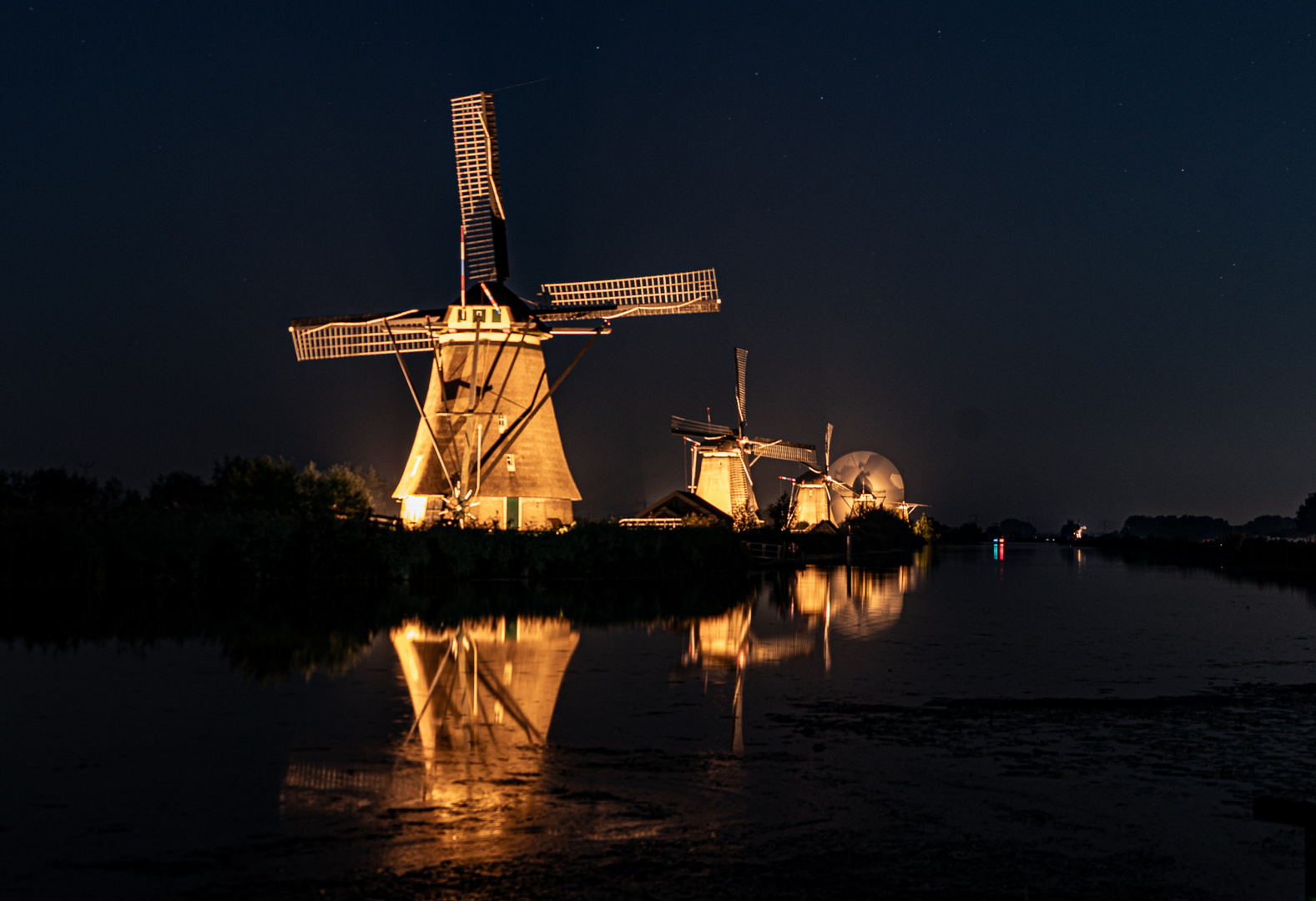 Die Windmühlen von Kinderdijk...