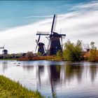 Die Windmühlen von Kinderdijk