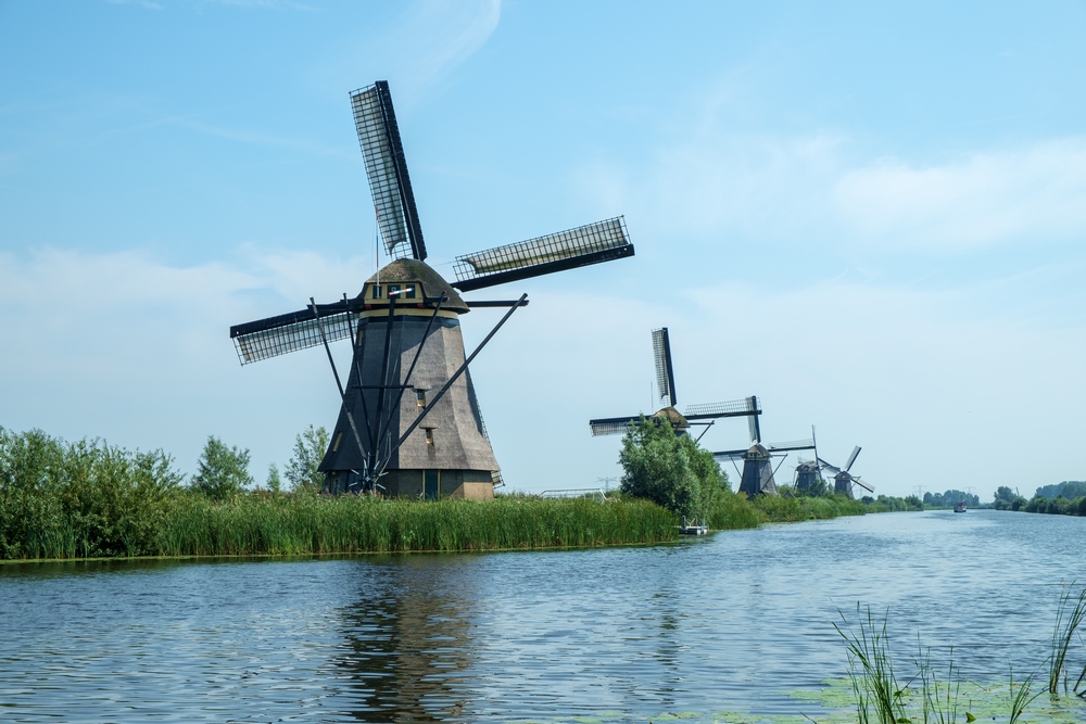 Die Windmühlen von Kinderdijk