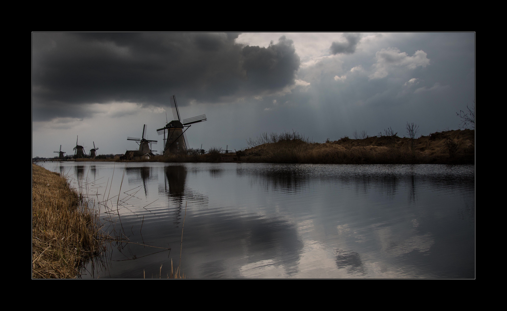 Die Windmühlen von Kinderdijk