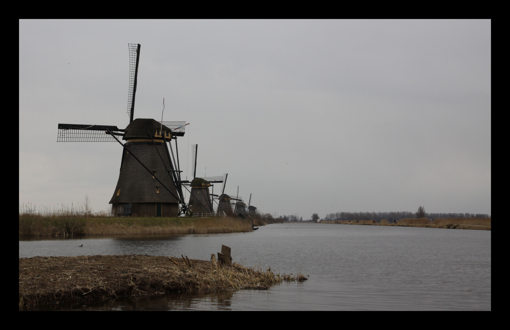 Die Windmühlen von Kinderdijk