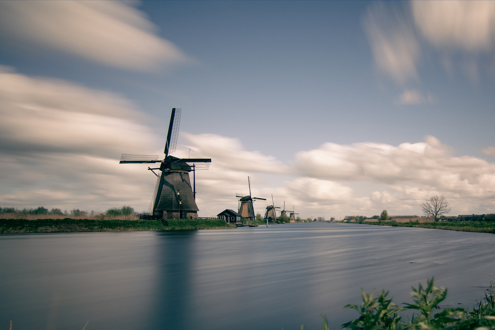 Die Windmühlen von Kinderdijk