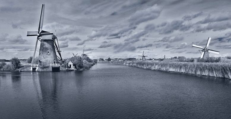 Die Windmühlen von Kinderdyk...