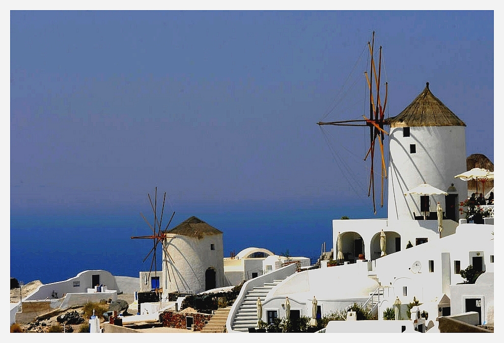 Die Windmühlen von Oia