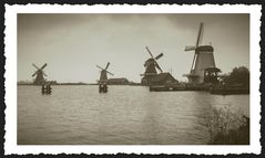 | die windmühlen von zaanse schans |