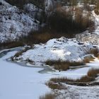 Die winterliche Liether Kalkgrube