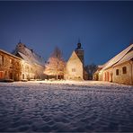 Die winterliche Wasserburg Egeln