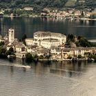 Die winzige Insel Isola San Giulio im Ortasee