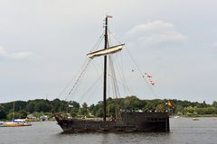 Die "Wissemara" zur Hanse Sail in Rostock