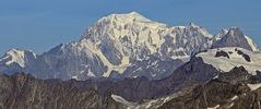 Die wohl weitestgehende Ausschnittsvergrößerung des Monarchen (Mont Blanc)...