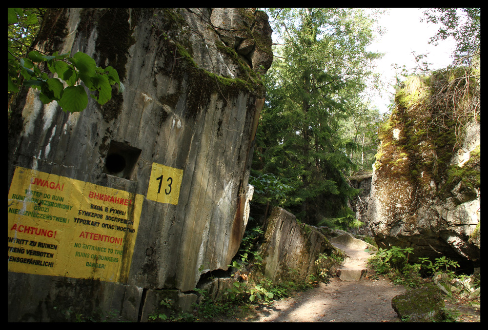 Die Wolfsschanze Hitler-Bunker