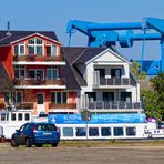 DIE WOLGASTER BLAUE BRÜCKE MAL AUS EINER ANDEREN RICHTUNG