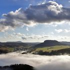 Die Wolken begünstigten diese Gegenlichtaufnahme, indem sie die Sonne...