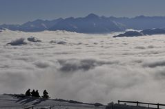 Die Wolken haben Zuschauer.