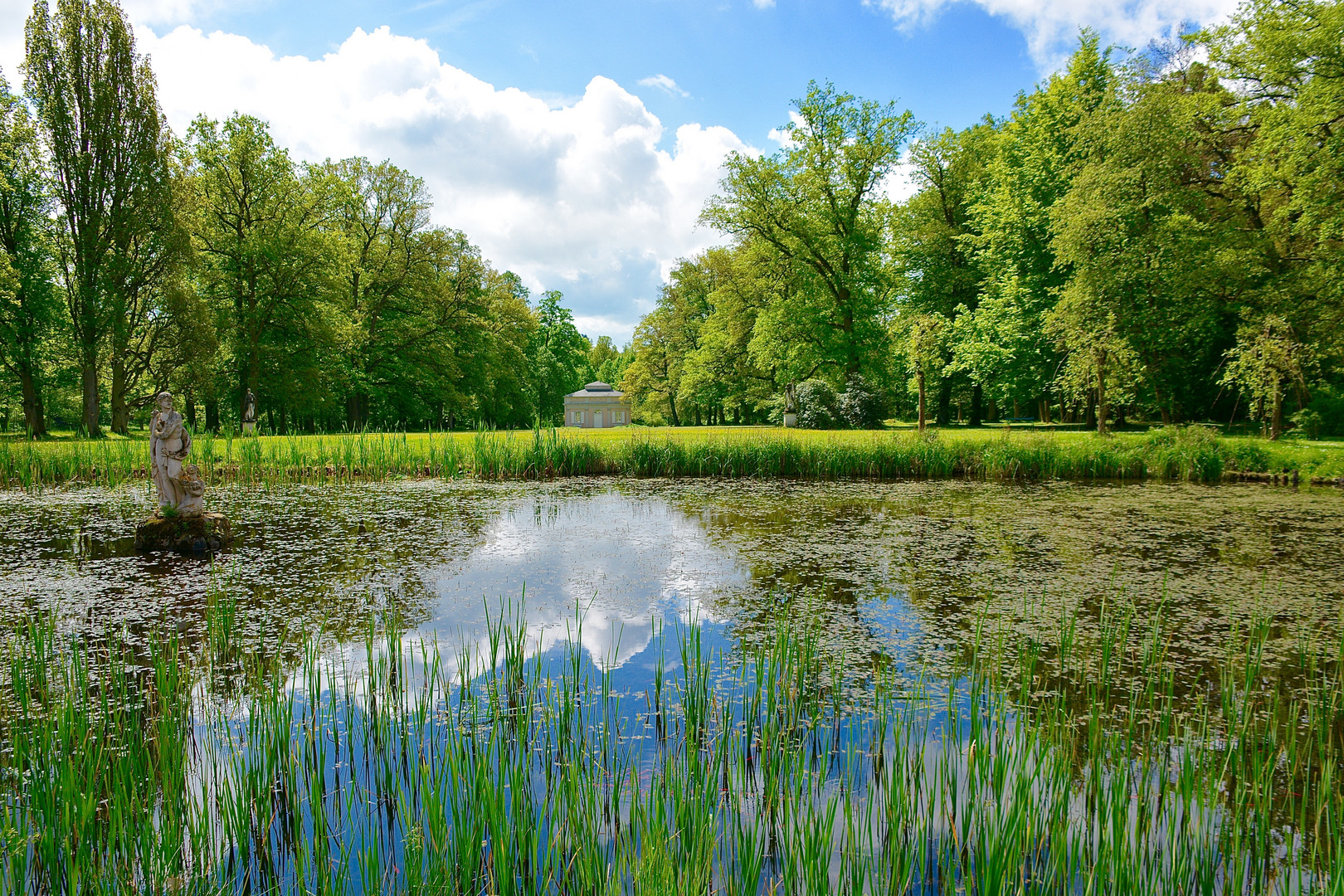 Die Wolken im Wasser sind viel schöner