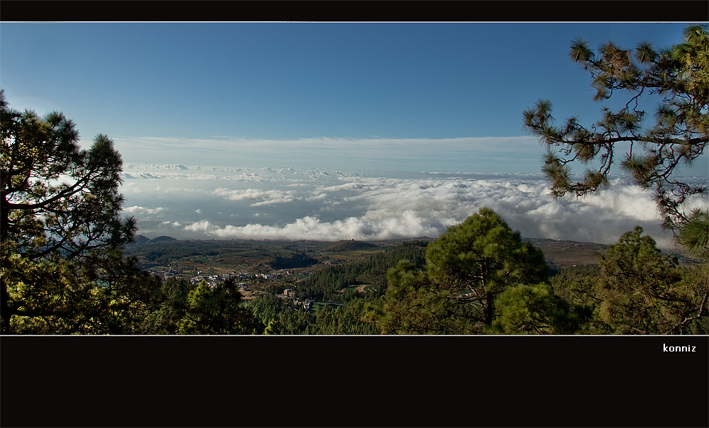 die Wolken unter mir