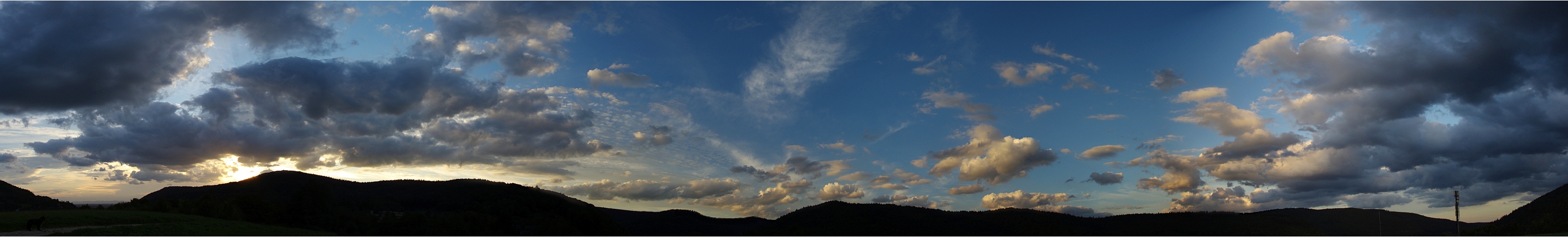 Die Wolken ziehen...