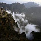 Die Wolken ziehen in die Täler