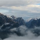 Die Wolken ziehen ins Tal