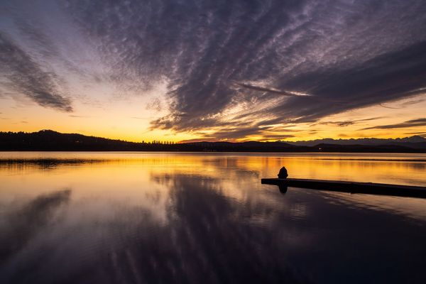 Die Wolken ziehen vorbei