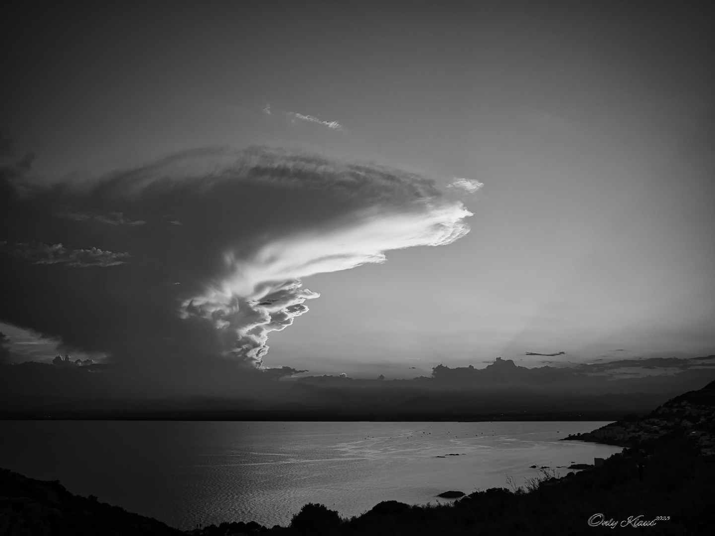 Die Wolkenbank war schneller