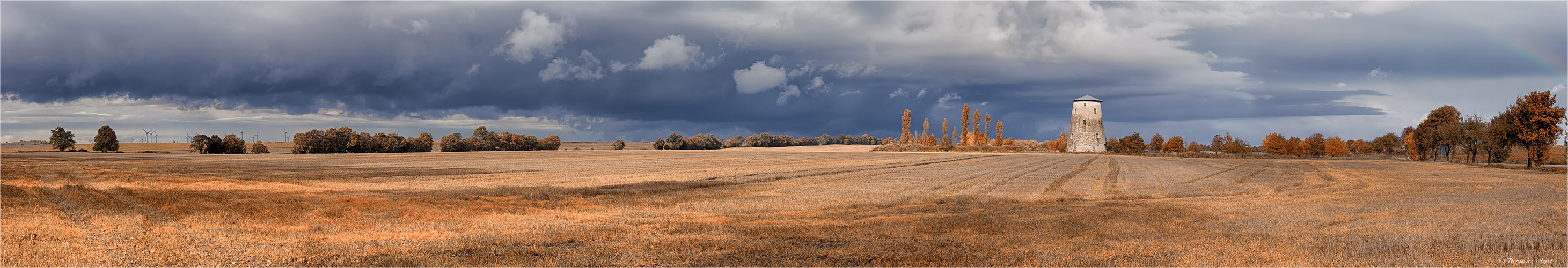 Die Wolkenfront...