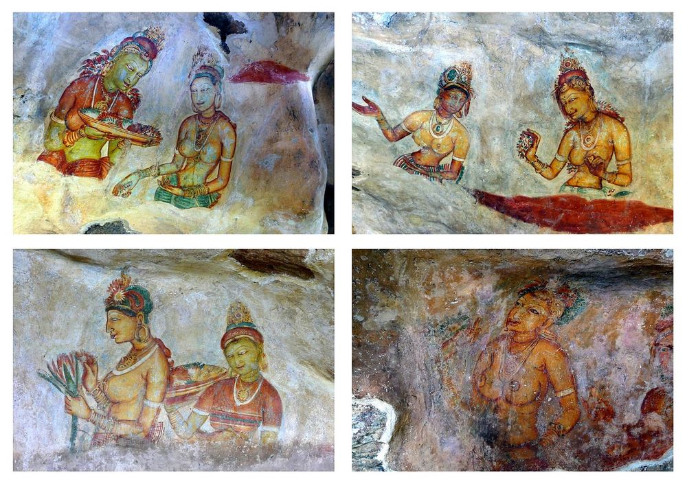 ...die Wolkenmädchen von Sigiriya...