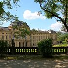 Die Würzburger Residenz! Die Gartenseite