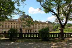 Die Würzburger Residenz! Die Gartenseite