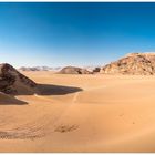 Die Wüste von Wadi Rum, Jordanien