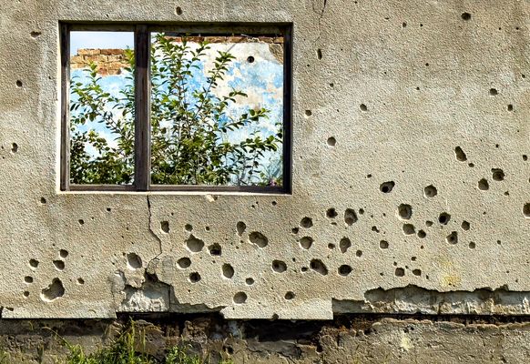 Die Wunden sind noch überall zu sehen