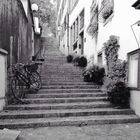 Die wunderbare treppe in Zürich am rennweg
